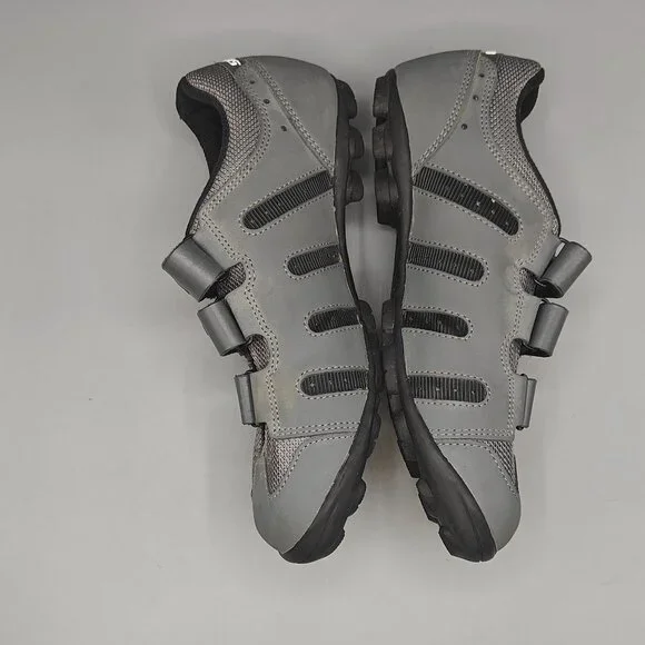 EUC Shimano SPD Men's Gray Cycling Mountain Bike Shoes US Sz 8.5 EUR 42 M-1206G - Picture 6 of 11